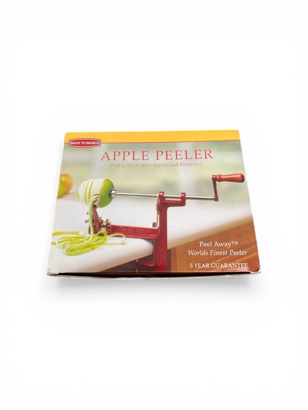 VINTAGE Back2Basics Red Apple Peeler
